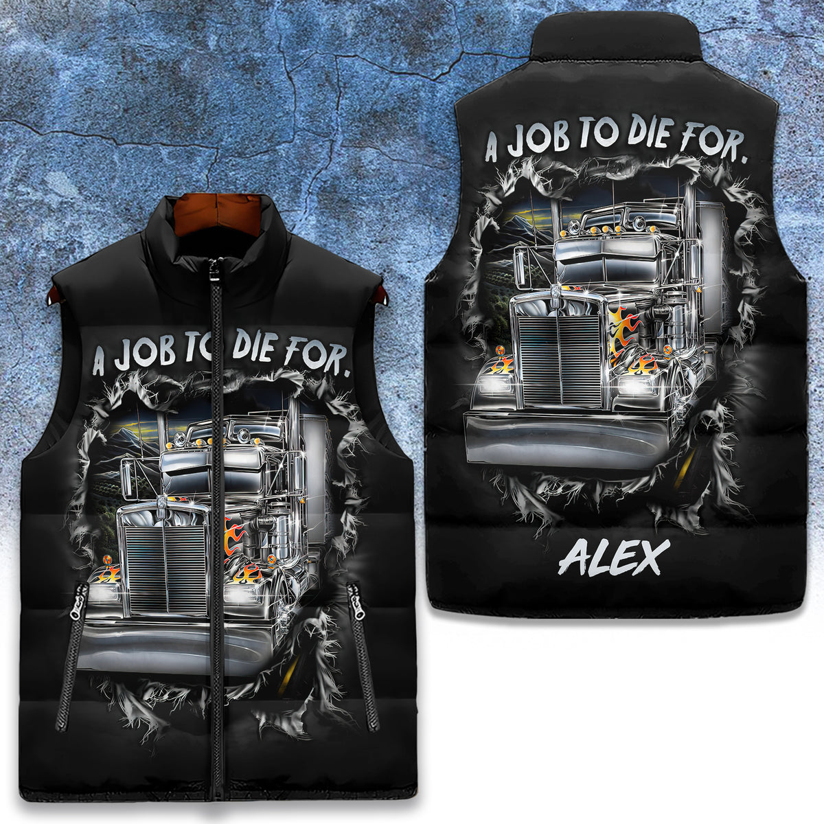 Puffer Vest -Personalized Gift Ideas For Truck Drives