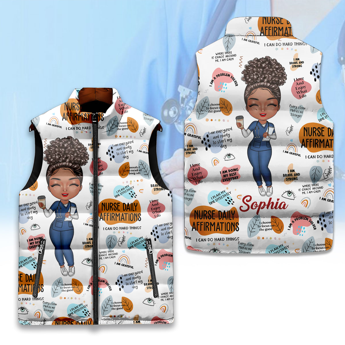 Puffer Vest -Personalized Gift Ideas For Nurse