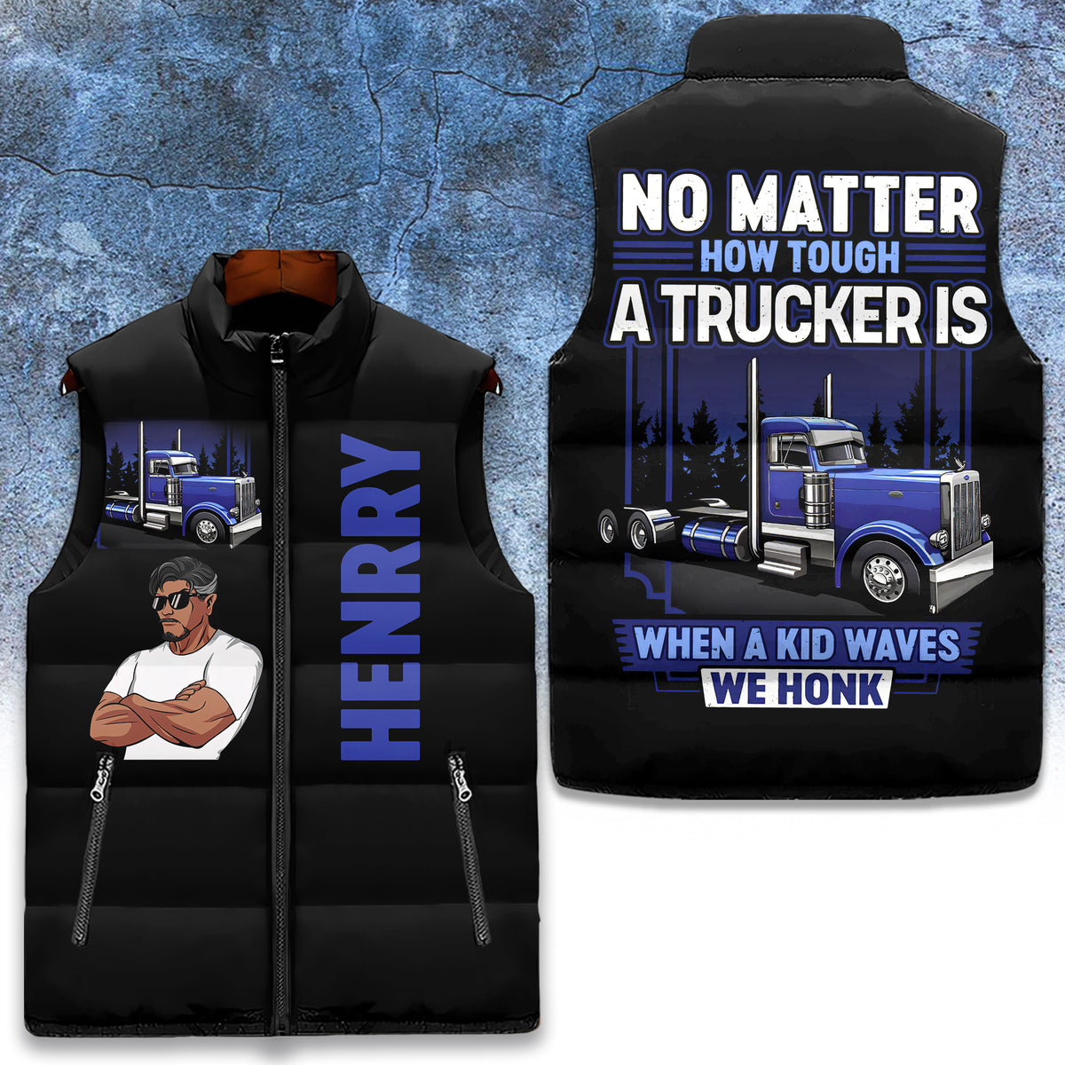 Puffer Vest -Personalized Gift Ideas For Truck Drives