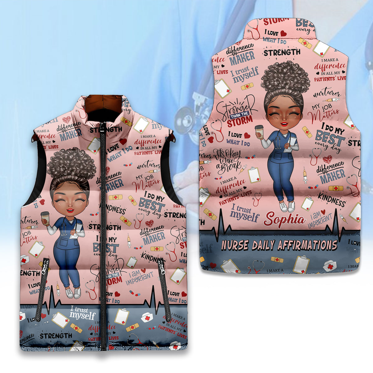 Puffer Vest -Personalized Gift Ideas For Nurse