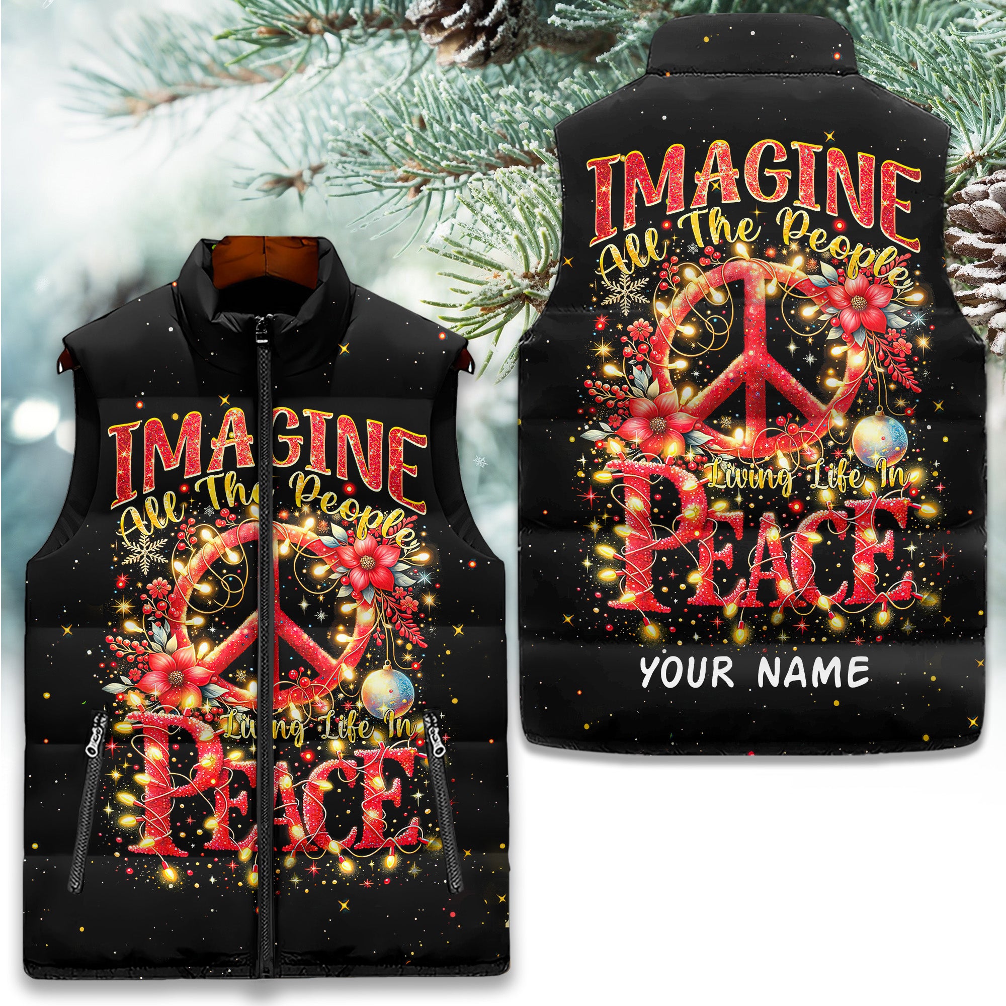 Puffer Vest - Personalized Gift Ideas For Hippie Lovers