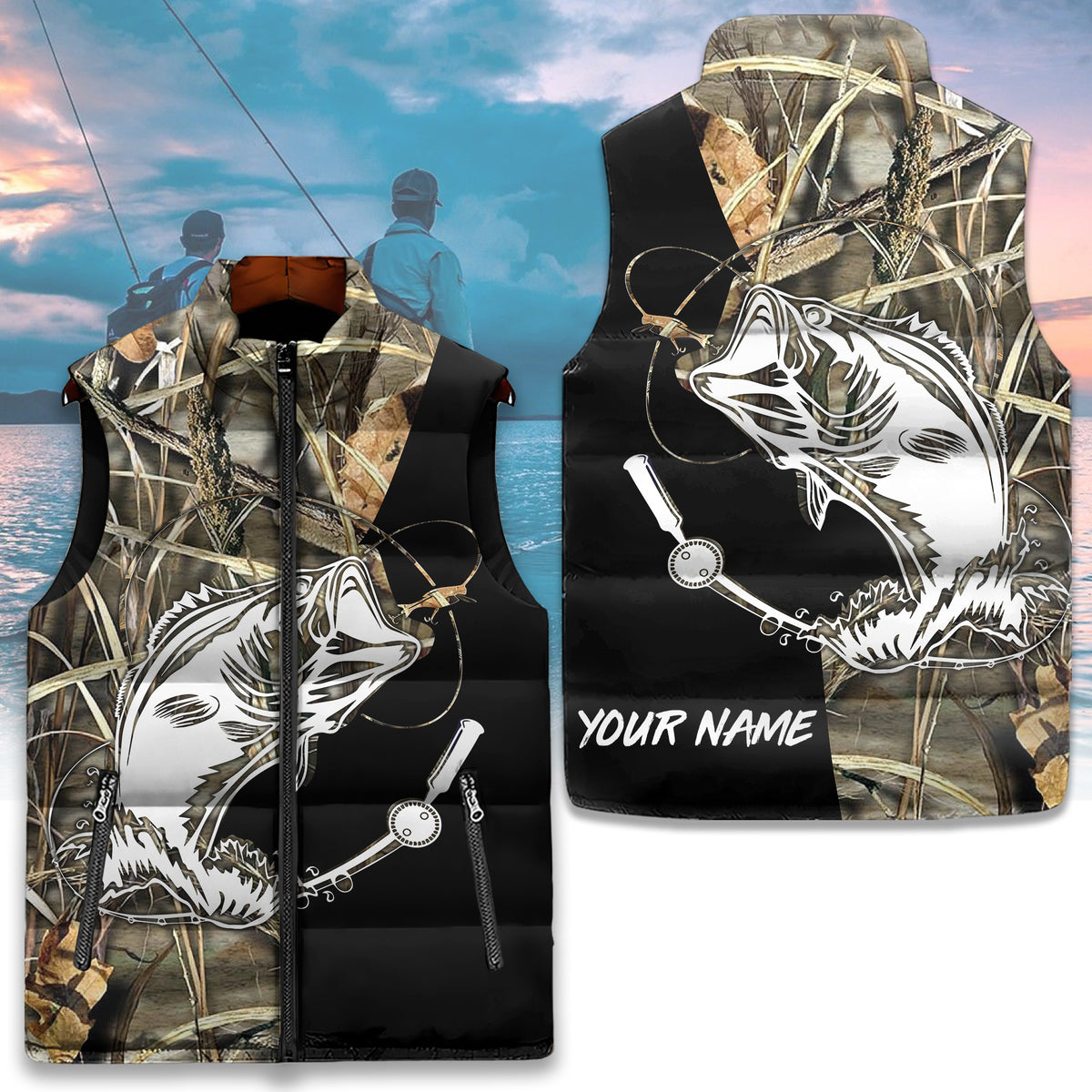 Puffer Vest - Personalized Gift Ideas For Fishing Lovers