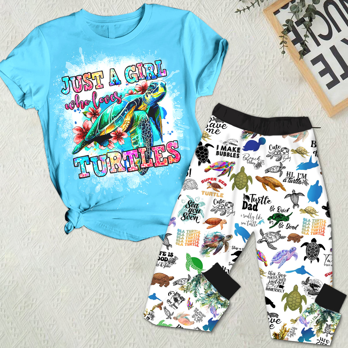 Premium Pajamas Set - Gift For Turtle Lovers