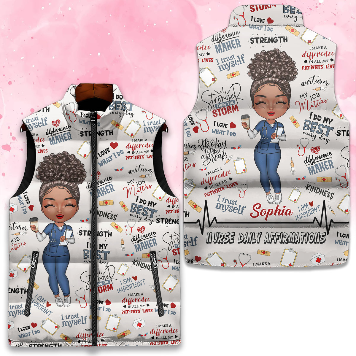 Puffer Vest -Personalized Gift Ideas For Nurse