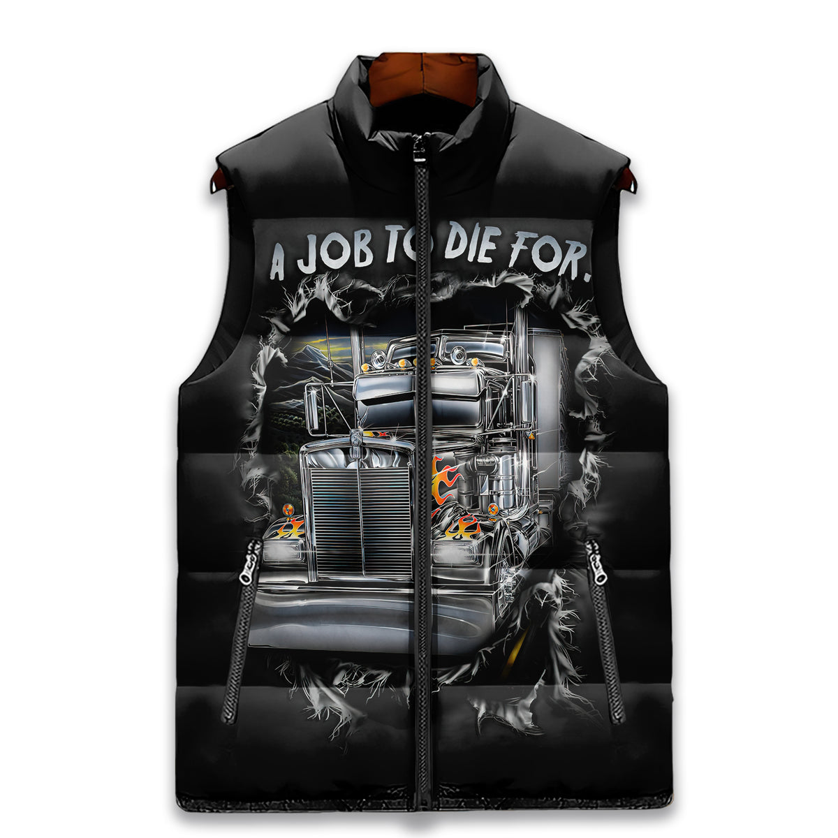 Puffer Vest -Personalized Gift Ideas For Truck Drives
