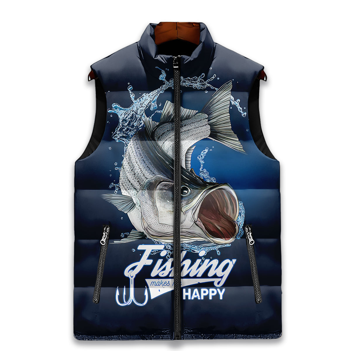 Puffer Vest - Personalized Gift Ideas For Fishing Lovers