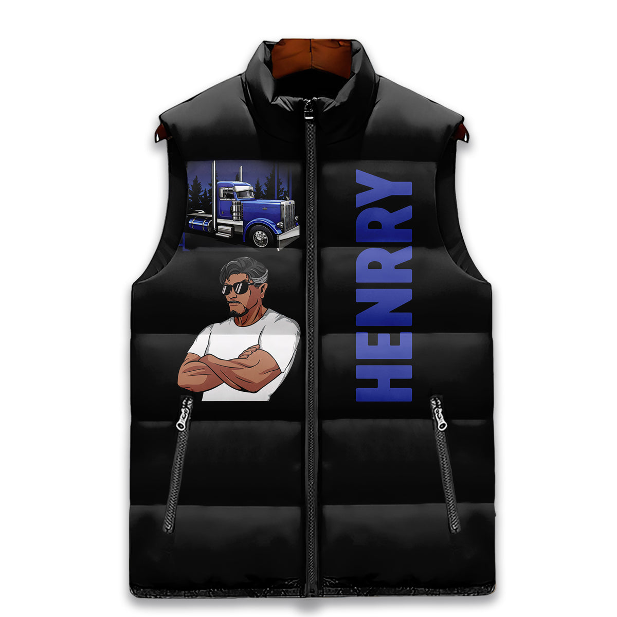 Puffer Vest -Personalized Gift Ideas For Truck Drives