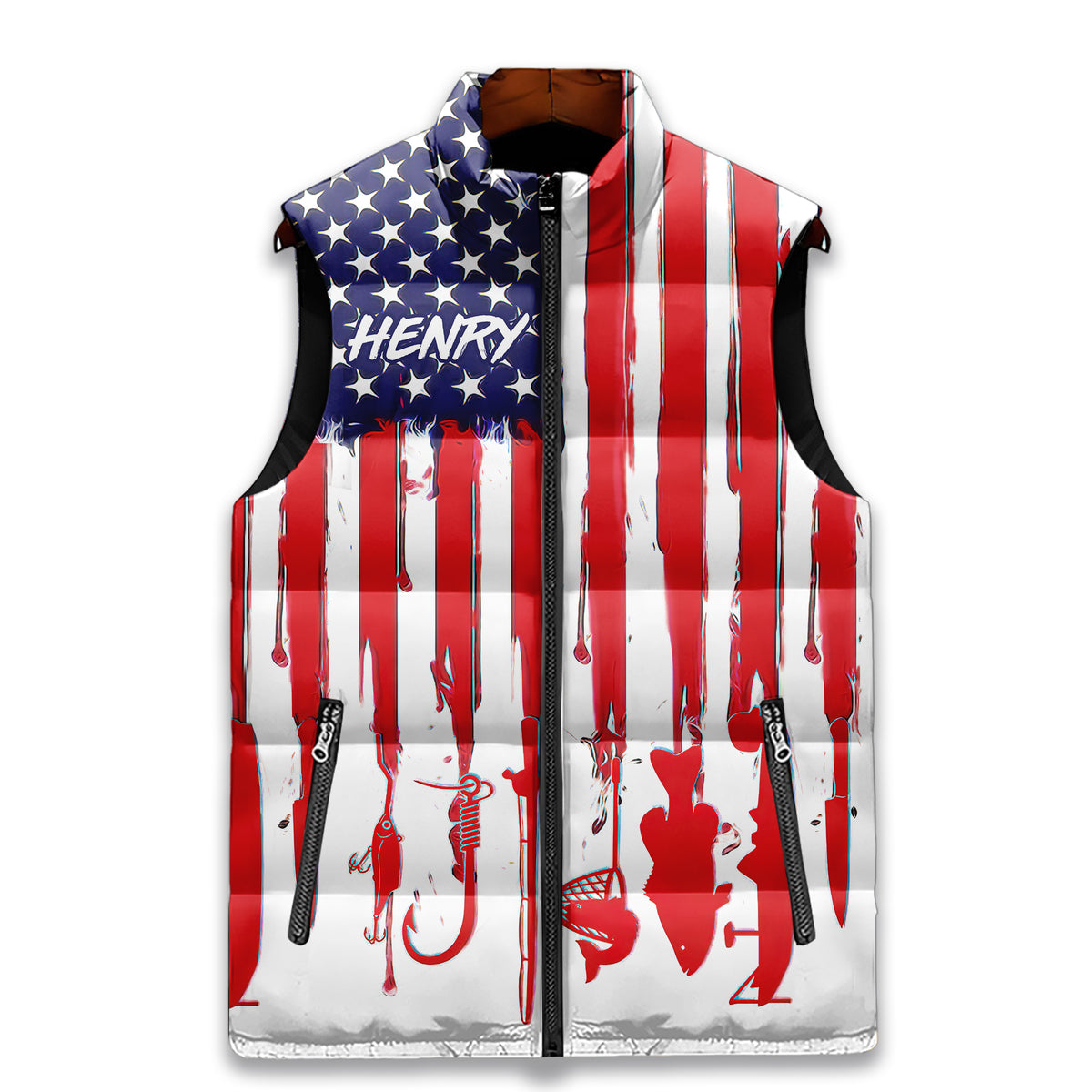 Puffer Vest - Personalized Gift Ideas For Fishing Lovers