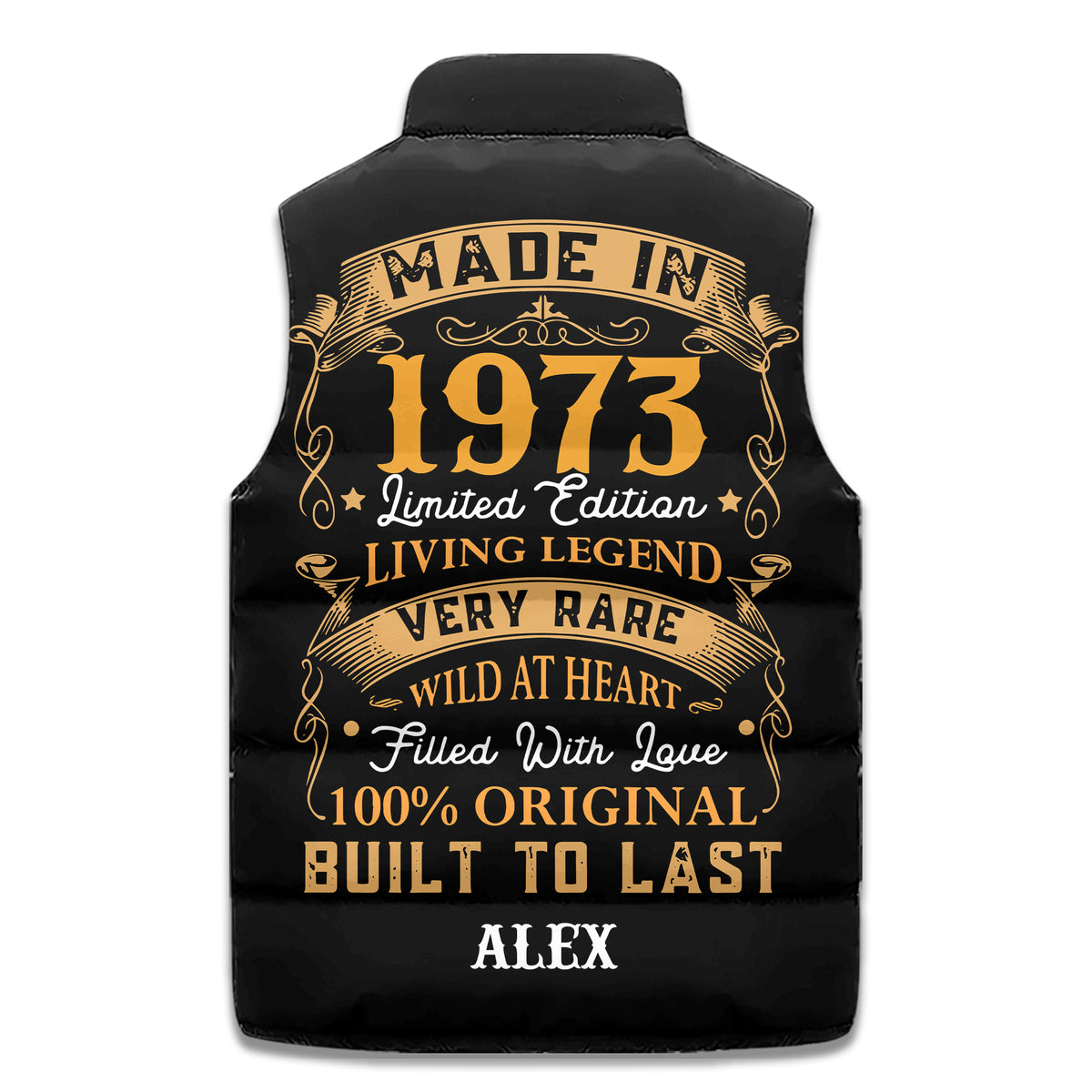 Puffer Vest - Personalized November Birthday Month, Gift Ideas For November Birthday For Kings