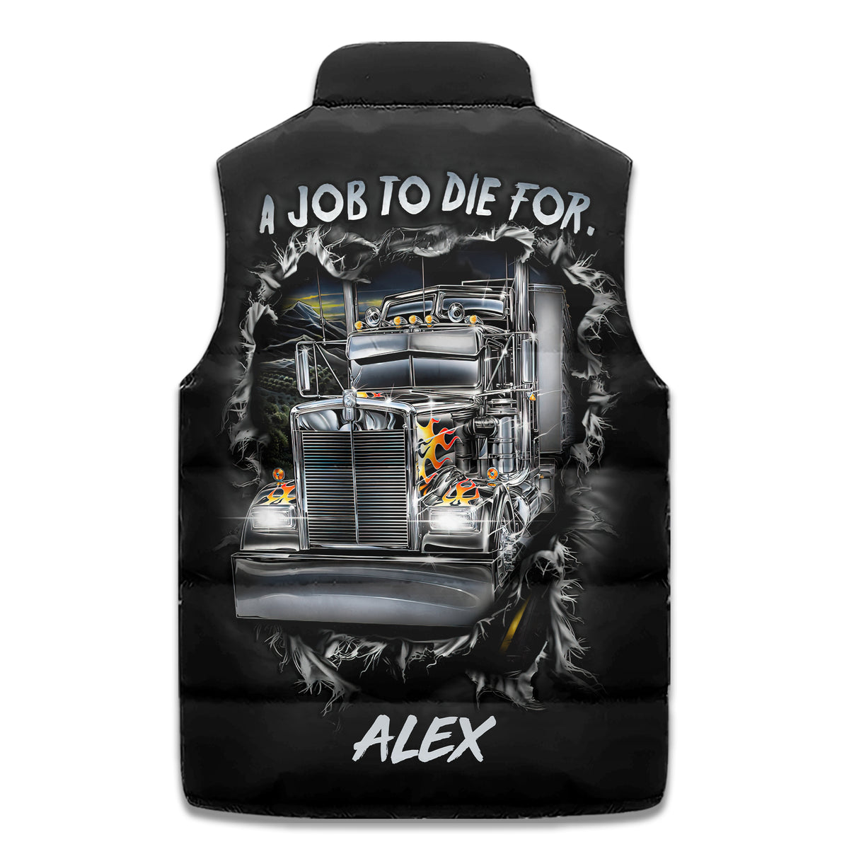 Puffer Vest -Personalized Gift Ideas For Truck Drives