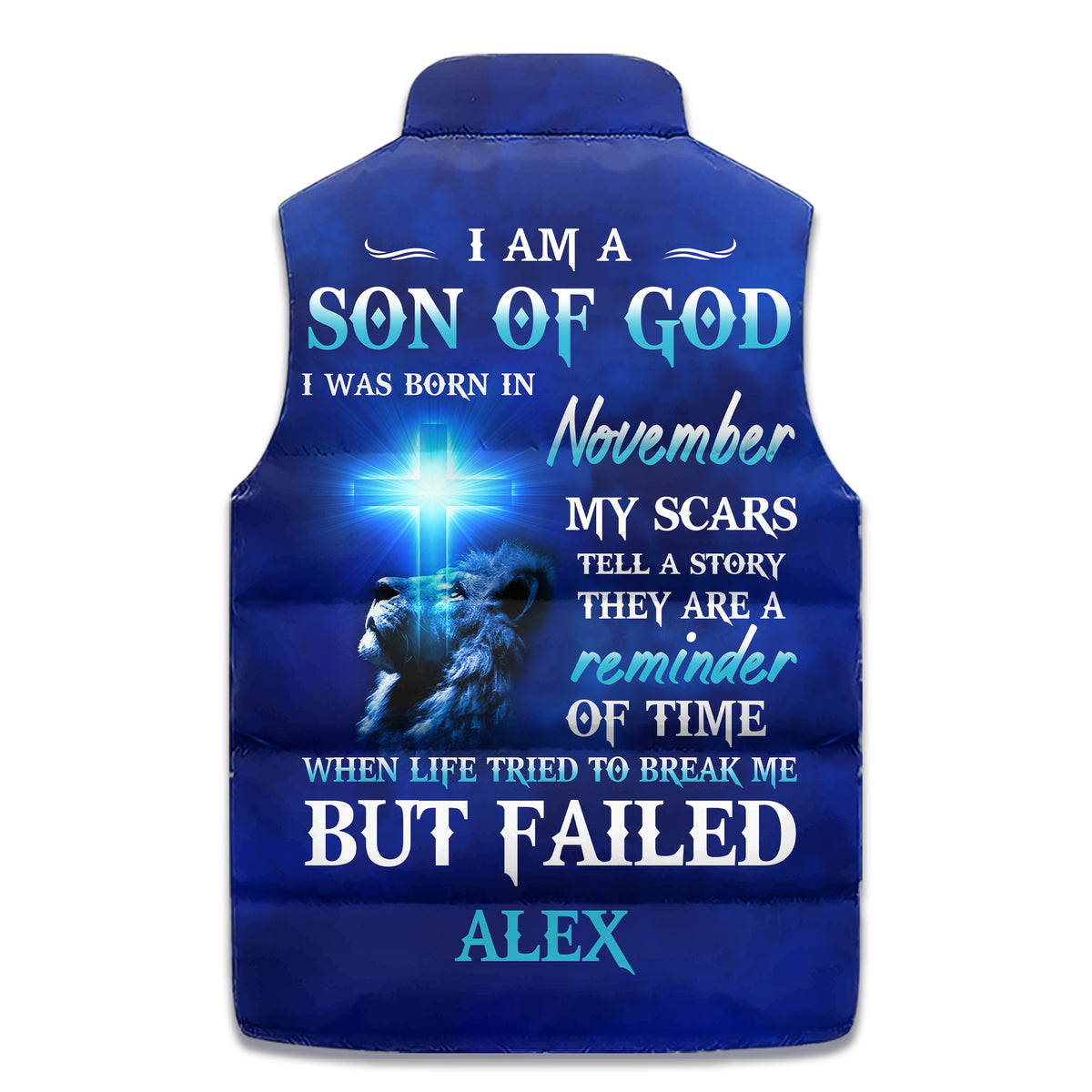 Personalized November Birthday Month, Gift Ideas For November Birthday for Son of God