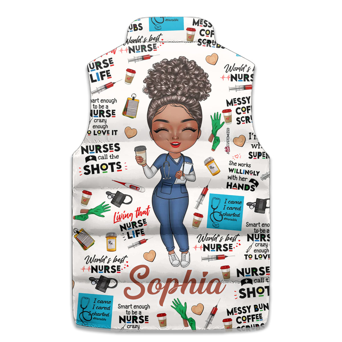 Puffer Vest -Personalized Gift Ideas For Nurse