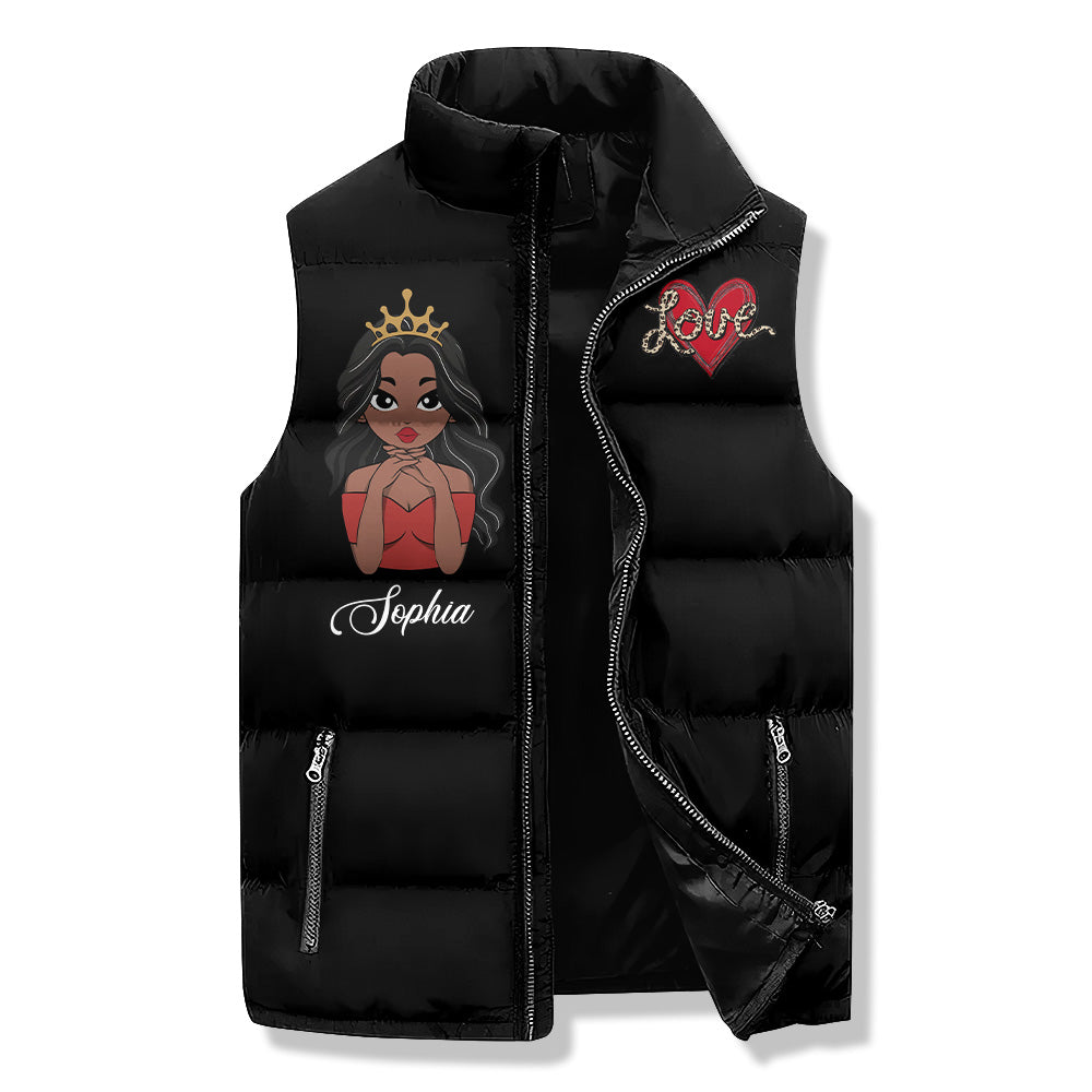 Puffer Vest - November Birthday Gifts, Custom Birthday Gift, Queens Are Born In November