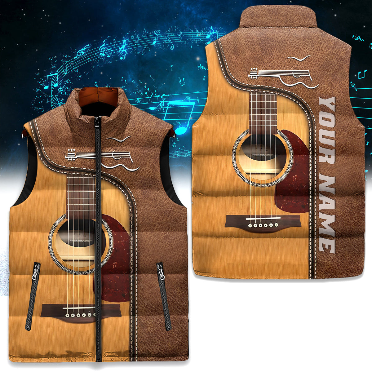 Puffer Vest - Personalized Gift Ideas For Guitar Lovers