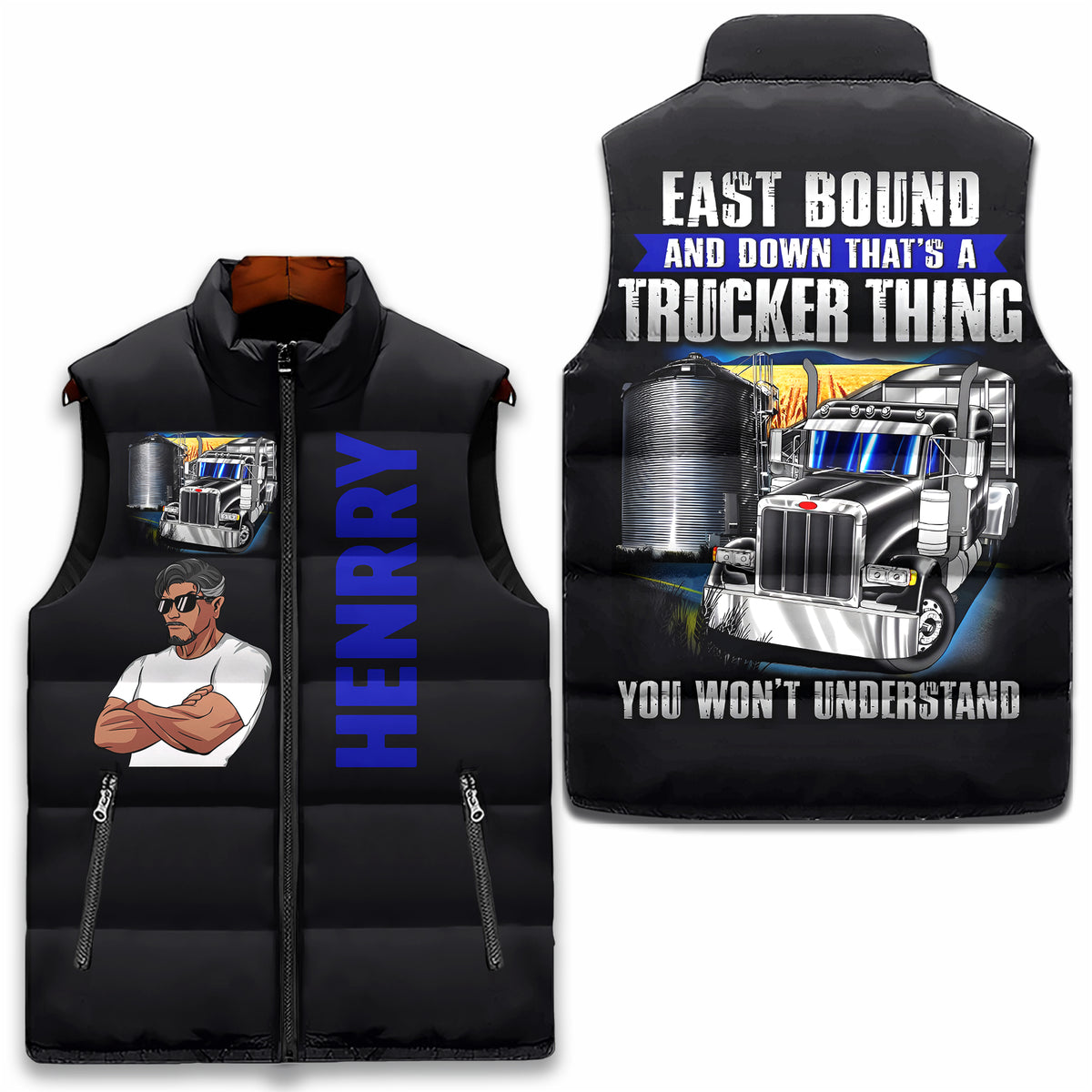 Puffer Vest - Personalised Gift Ideas For Truckers