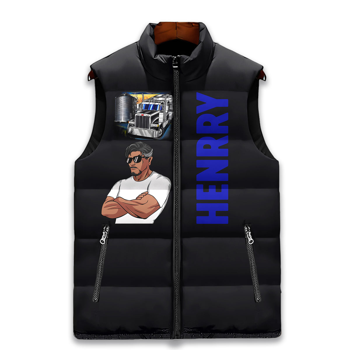 Puffer Vest - Personalised Gift Ideas For Truckers
