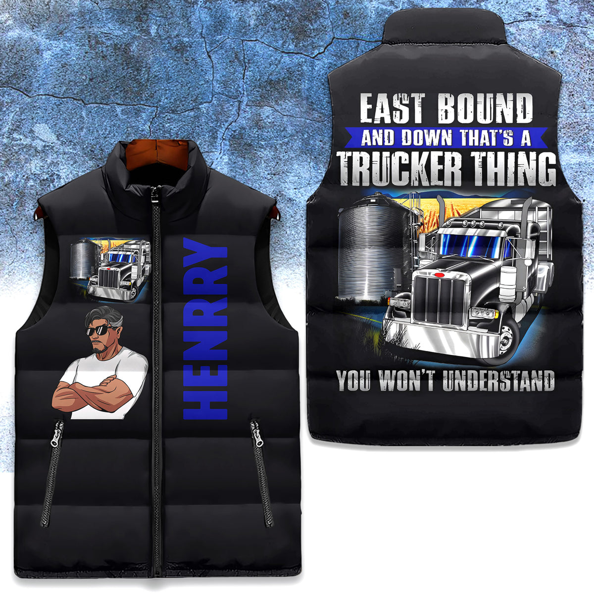 Puffer Vest - Personalised Gift Ideas For Truckers