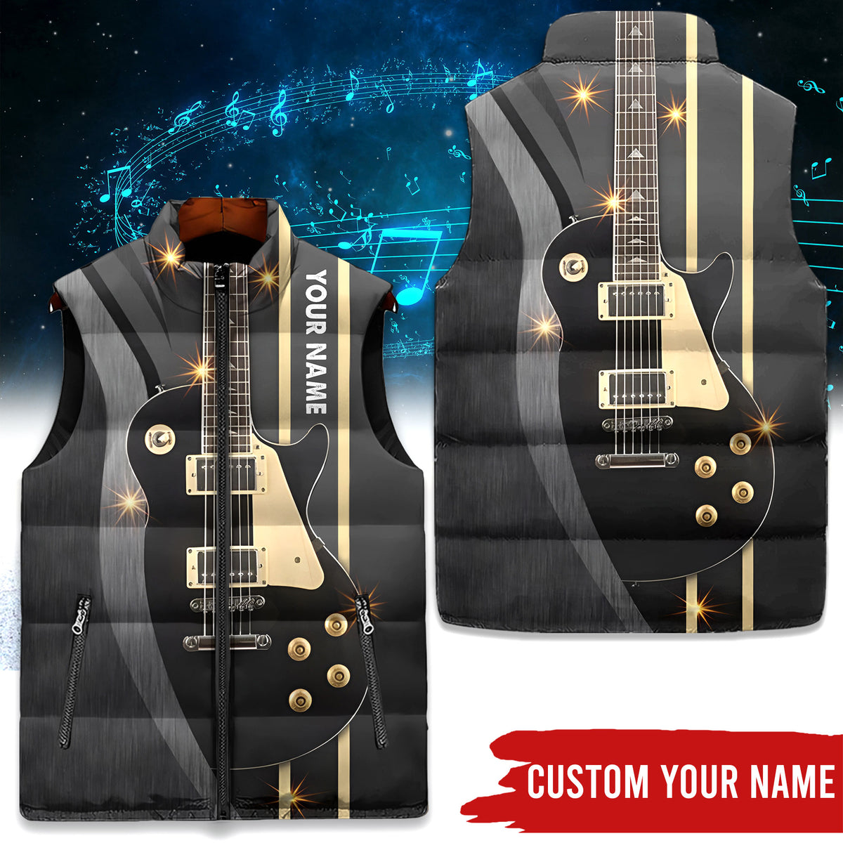 Puffer Vest - Personalized Gift Ideas For Guitar Lovers