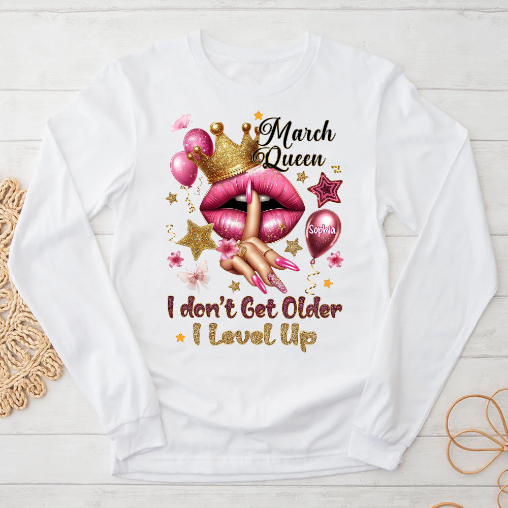 March Birthday Shirt, Custom Birthday Shirt, Queens Born In March, March Birthday Gifts, March shirts for Woman-YPT-ALK