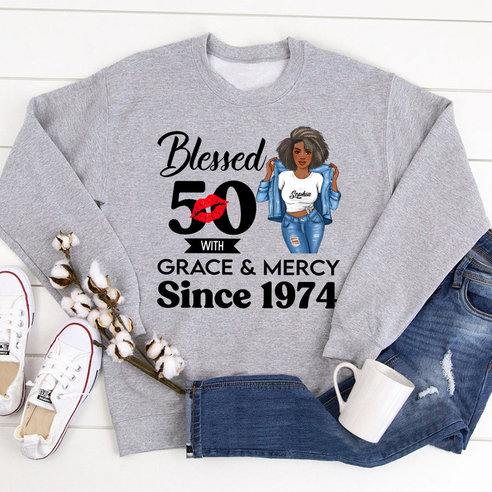 Personalized 50th birthday gifts ideas 50th birthday shirt for her back in 1974 turning 50 shirts 50th birthday t shirts for woman-YPT-HCT