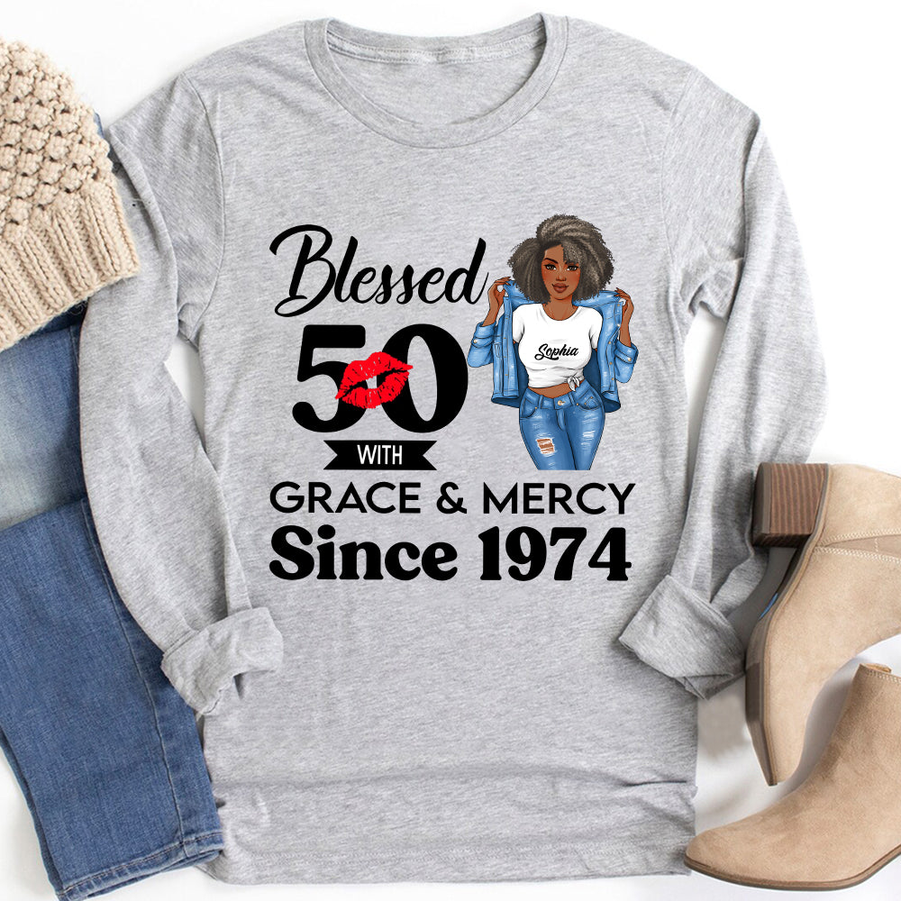 Personalized 50th birthday gifts ideas 50th birthday shirt for her back in 1974 turning 50 shirts 50th birthday t shirts for woman-YPT-HCT