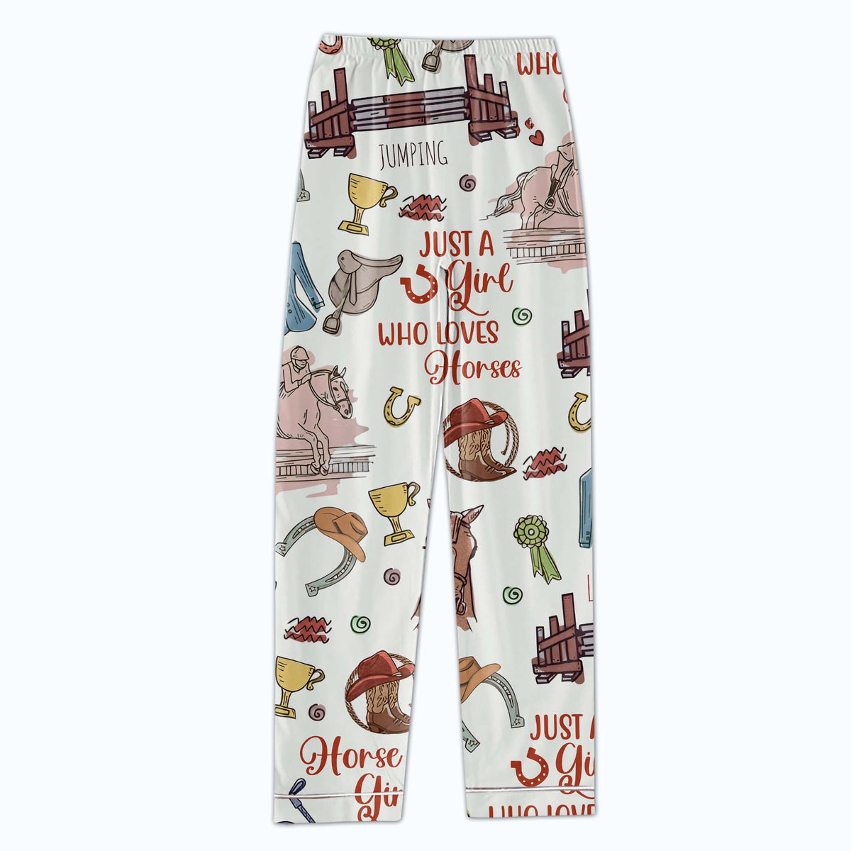 Personalized Women&#39;s Pajama Set, Gift For Cowgirls