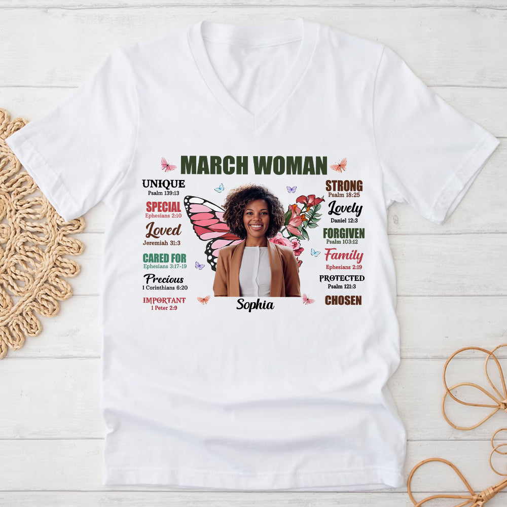 Custom Birthday Shirt, March Birthday Shirts For Woman, March Birthday Gifts