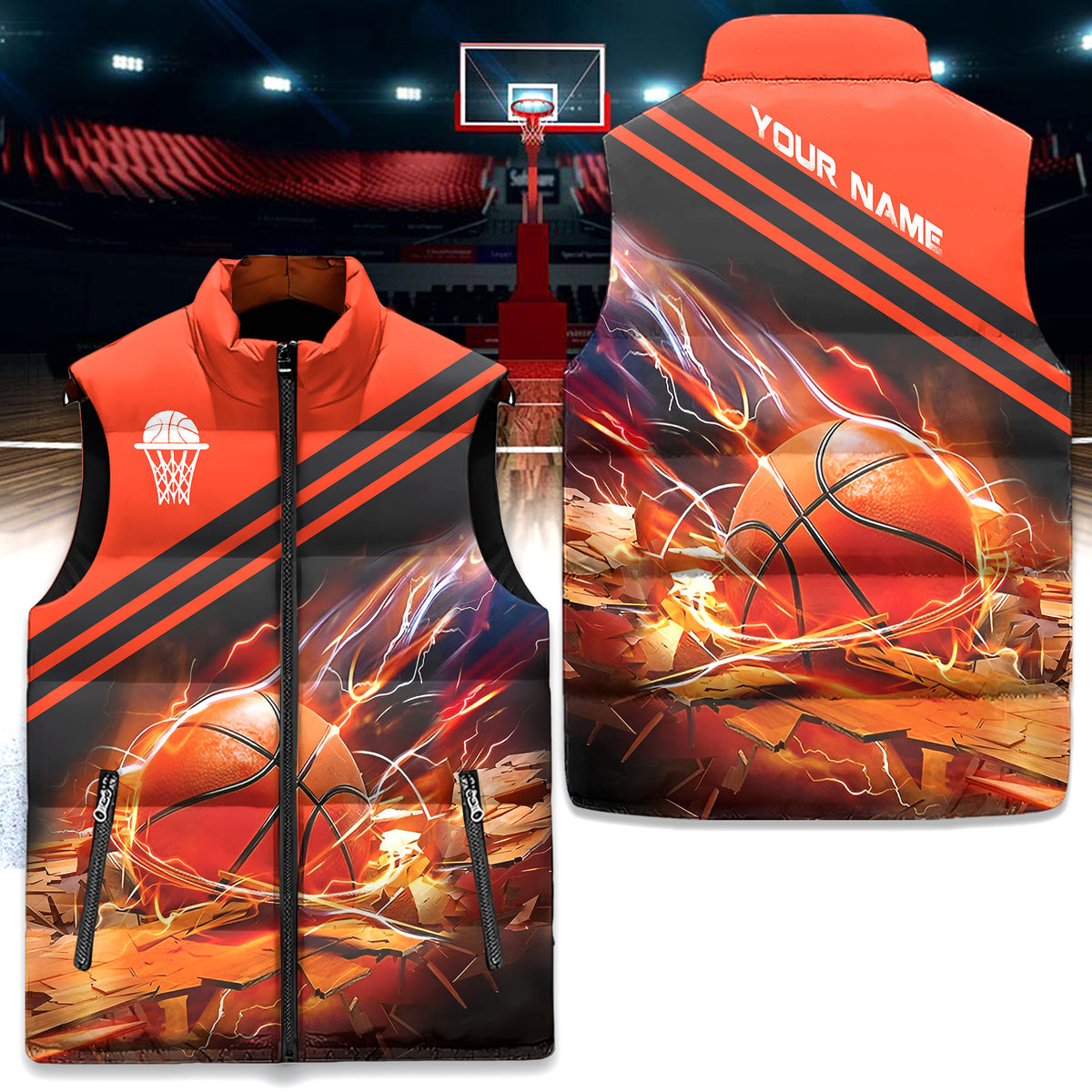 Puffer Vest - Personalized Gift Ideas For Basketball Lovers