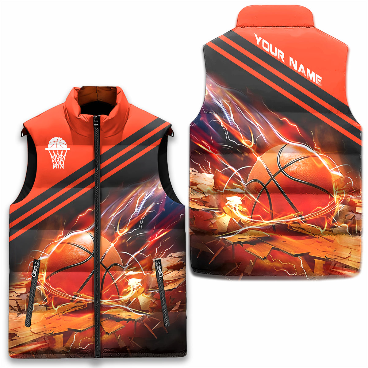 Puffer Vest - Personalized Gift Ideas For Basketball Lovers