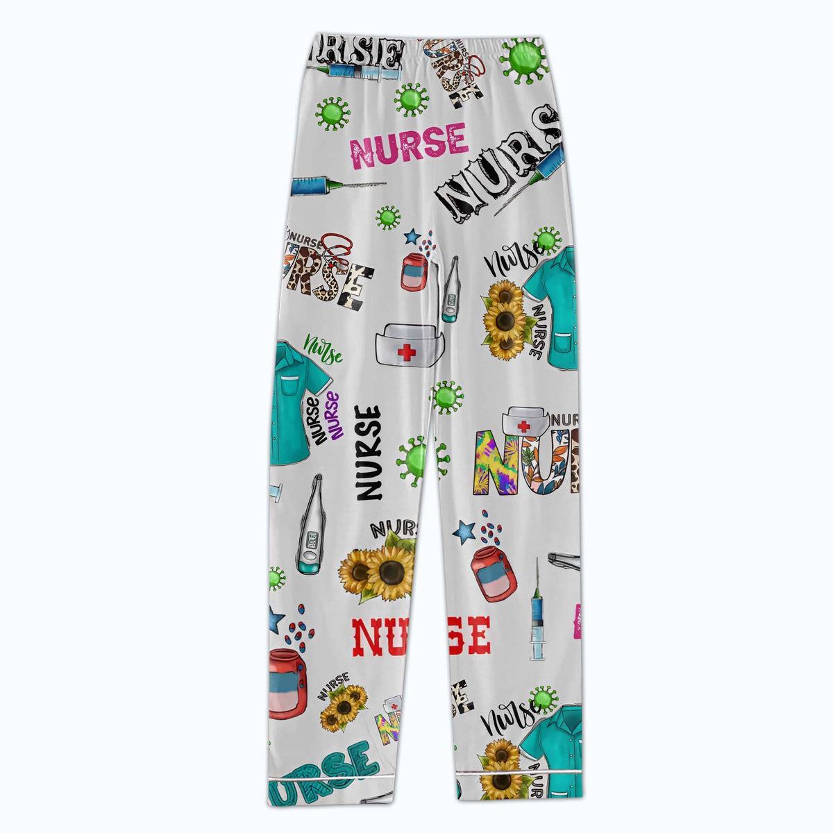 Personalized Women's Pajama Set, Gift For Nurse - Love Nurse Life, It's A Beautiful Day To Save Lives