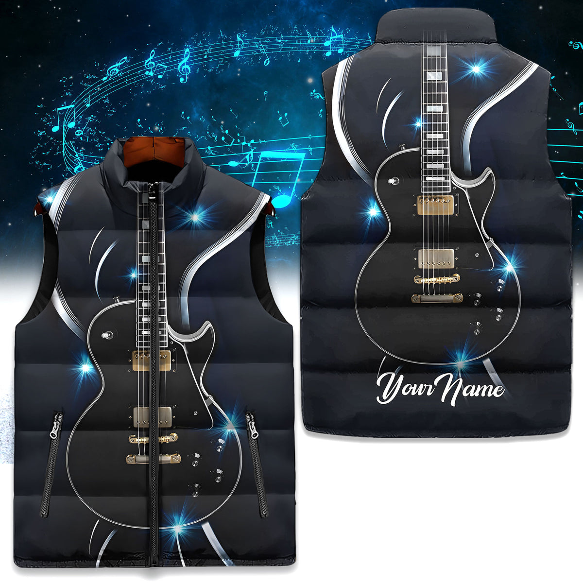 Puffer Vest - Personalized Gift Ideas For Guitar Lovers