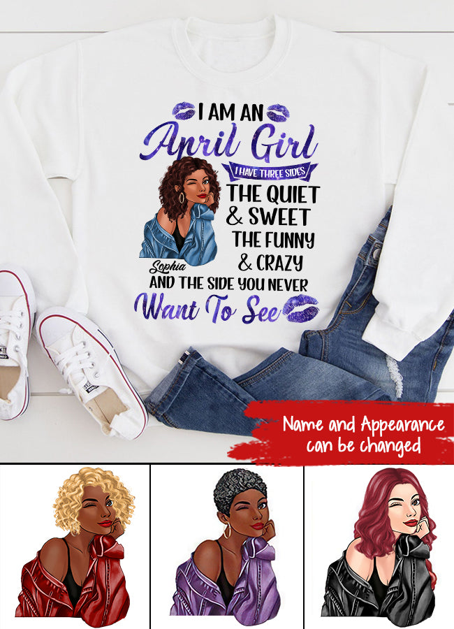 April Birthday Shirt, Custom Birthday Shirt, Queens Born In April, April Birthday Gifts, April Birthday Gifts
