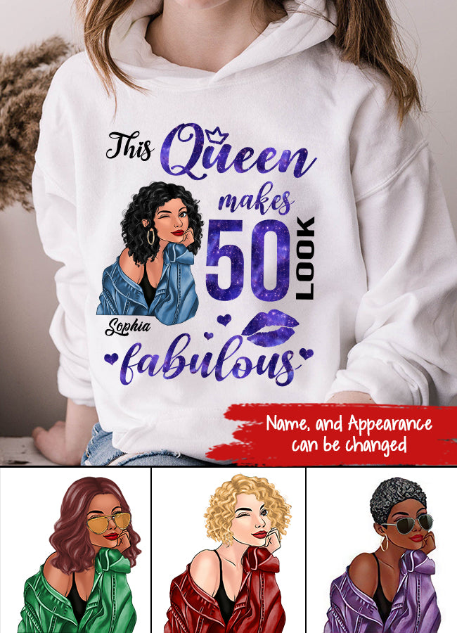 50th Birthday Shirts, Custom Birthday Shirts, Turning 50 Shirt for Women, Turning 50 and Fabulous Shirt, 1973 Shirt, Best Gifts for Women Turning 50.