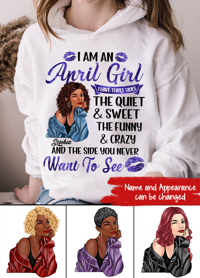 April Birthday Shirt, Custom Birthday Shirt, Queens Born In April, April Birthday Gifts, April Birthday Gifts