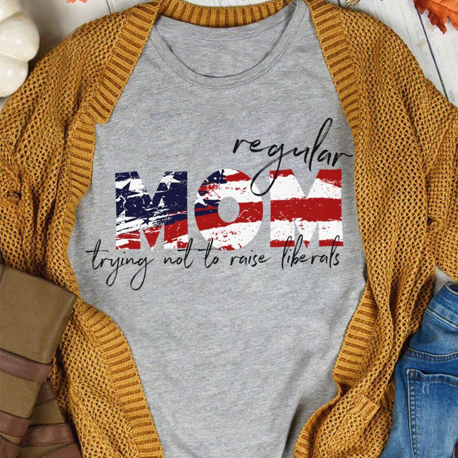 Mom Shirt, Mother&#39;s Day T Shirt, American Flag Shirt, Mom American Lover, Funny Mothers Day Shirts, Mother Day Gift
