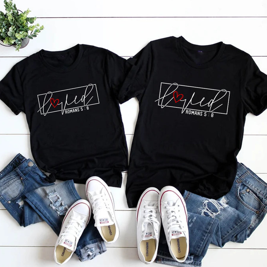 Couples Valentines Day Shirts, Christian Valentine Shirts, Matching T Shirts For Couples, His And Her Valentine Shirts, Couple Shirt, Husband And Wife Shirt