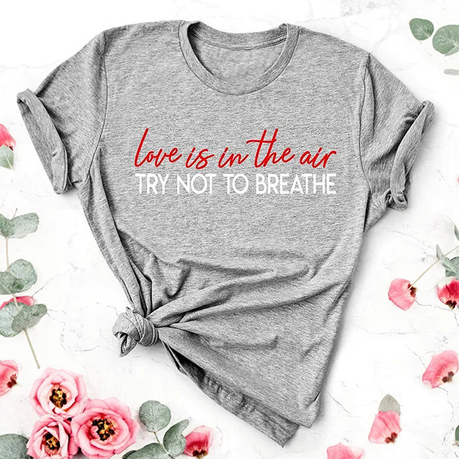 Valentine Shirts, Anti Valentines Day Shirts, Love Is In The Air Shirt, Funny Anti Valentines Day Shirts, Couple Shirt, Chocolate Lover, I Hate Valentine&#39;s Day Shirt