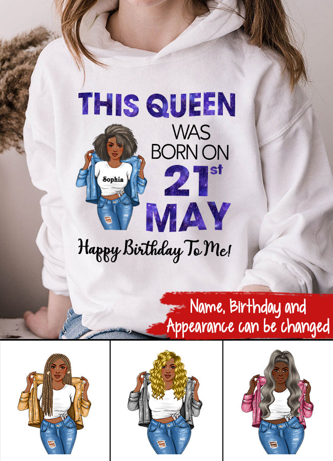 May Birthday Shirt, Custom Birthday Shirt, Queens Born In May, May Birthday Gifts, May Shirts For Woman