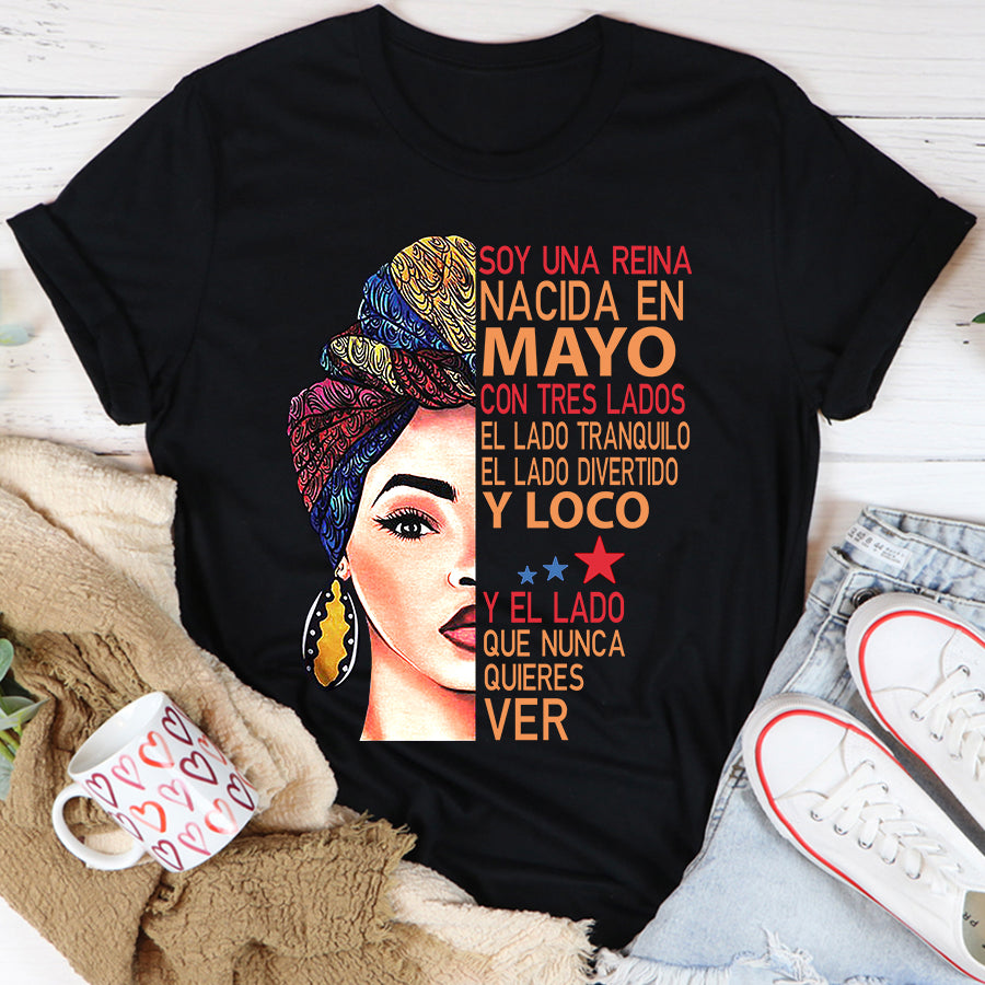 Camisa De Cumpleaños De Mayo, Camisa De Cumpleaños Personalizada, Reinas Nacidas En Mayo, Regalos De Cumpleaños De Mayo, Camisas De Mayo Para Mujeres