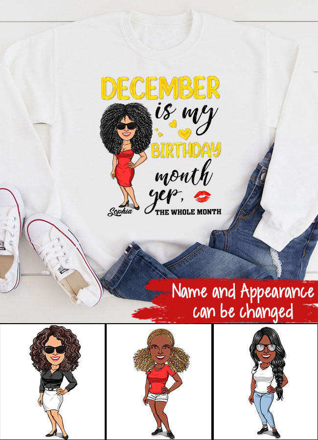 December Birthday Shirt, Custom Birthday Shirt, Queens Are Born In December, December Birthday Shirts For Woman, December Birthday Gifts