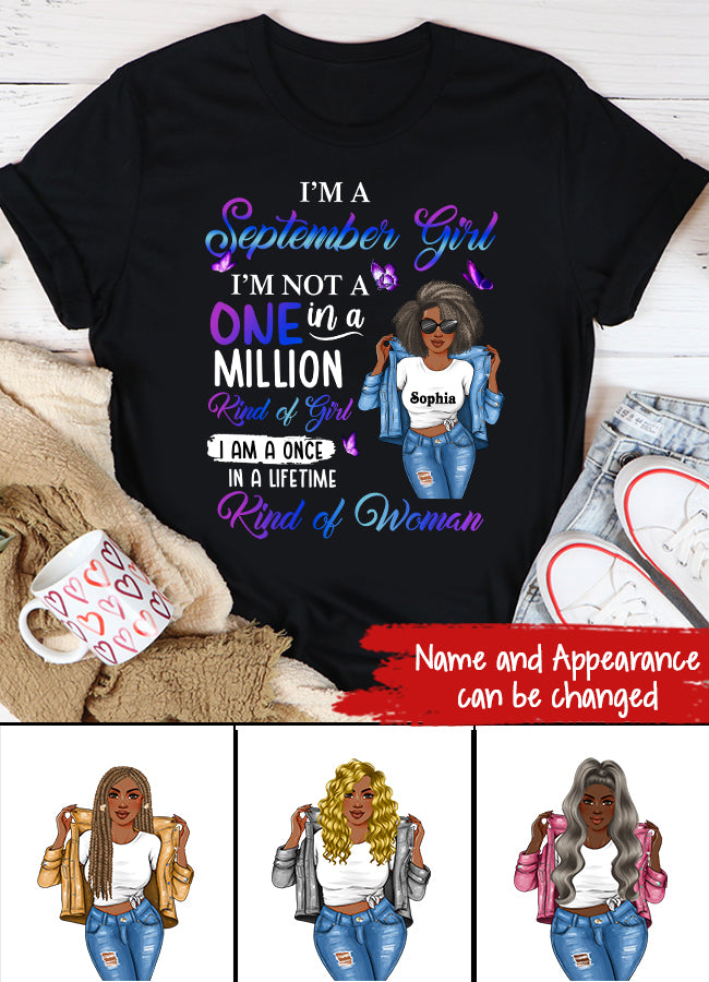 September Birthday Shirt, Custom Birthday Shirt, Queens are Born In September, September Birthday Shirts For Woman, September Birthday Gifts