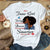 I'm June girl melanin t shirt June birthday shirts, a queen was born in June, June afro shirt T shirts for Woman