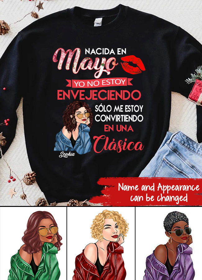 Camisa De Cumpleaños De Mayo, Camisa De Cumpleaños Personalizada, Reinas Nacidas En Mayo, Regalos De Cumpleaños De Mayo, Camisas De Mayo Para Mujeres