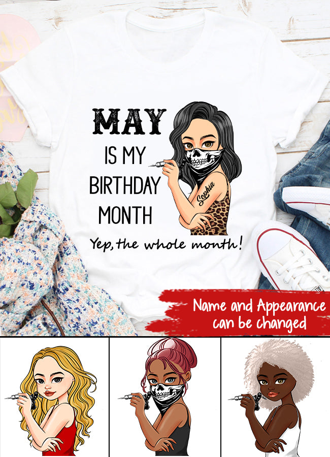 May Birthday Shirt, Custom Birthday Shirt, Queens Born In May, May Birthday Gifts, May Shirts For Woman