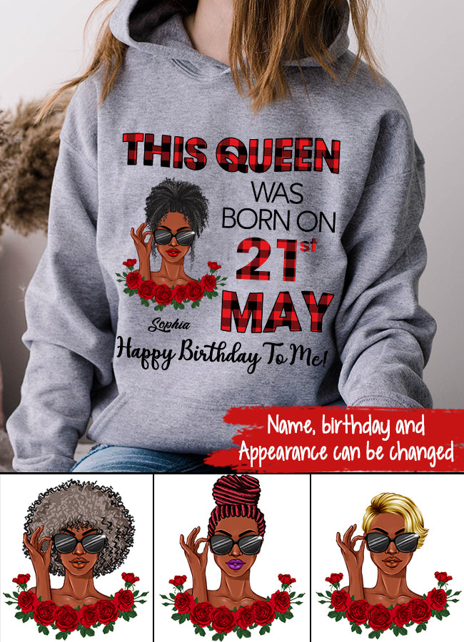 May Birthday Shirt, Custom Birthday Shirt, Queens Born In May, May Birthday Gifts, May shirts for Woman