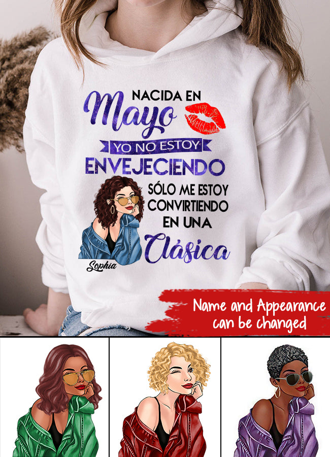 Camisa De Cumpleaños De Mayo, Camisa De Cumpleaños Personalizada, Reinas Nacidas En Mayo, Regalos De Cumpleaños De Mayo, Camisas De Mayo Para Mujeres