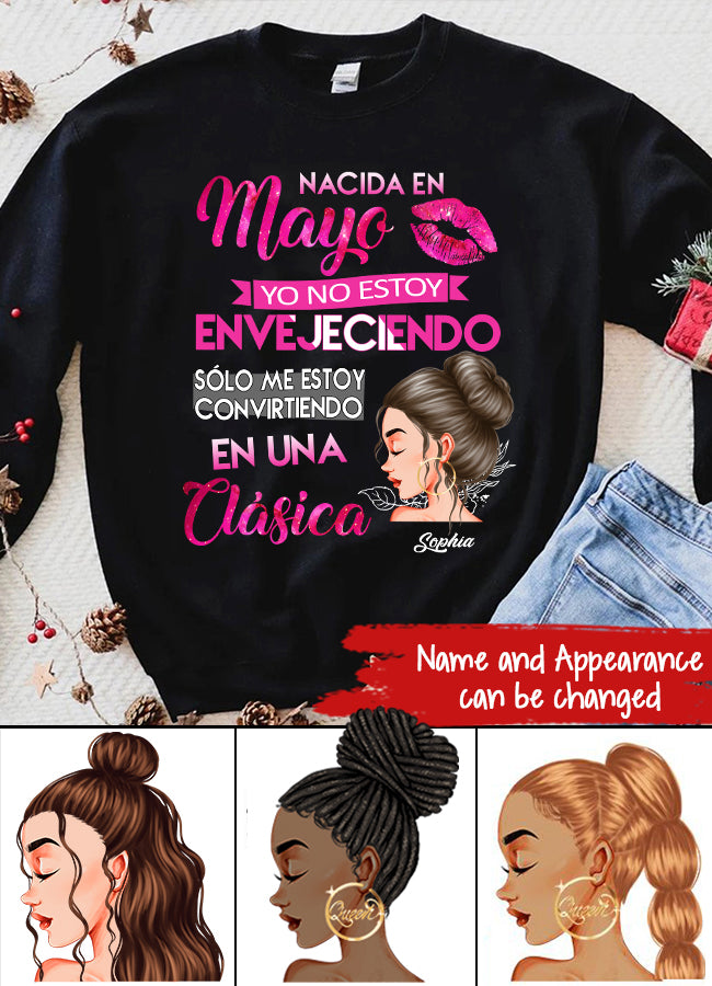 Camisa De Cumpleaños De Mayo, Camisa De Cumpleaños Personalizada, Reinas Nacidas En Mayo, Regalos De Cumpleaños De Mayo, Camisas De Mayo Para Mujeres