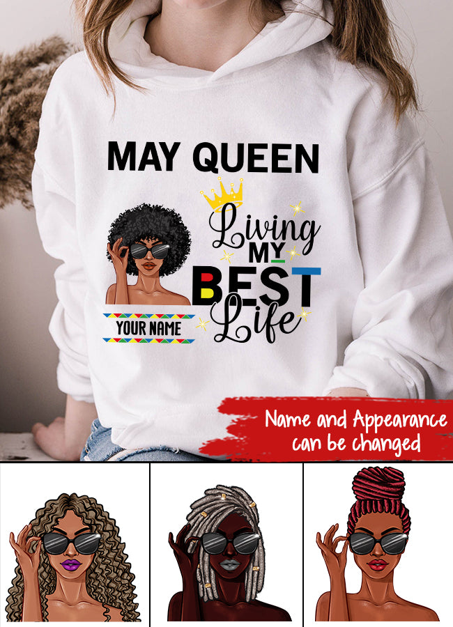 May Birthday Shirt, Custom Birthday Shirt, Queens Born In May, May Birthday Gifts, May Shirts For Woman
