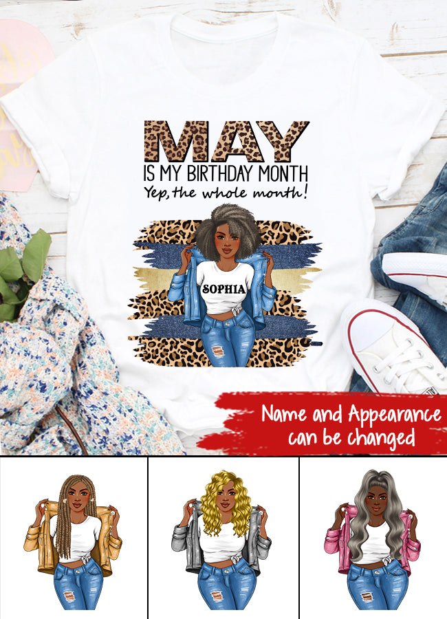 May Birthday Shirt, Custom Birthday Shirt, Queens Born In May, May Birthday Gifts, May shirts for Woman