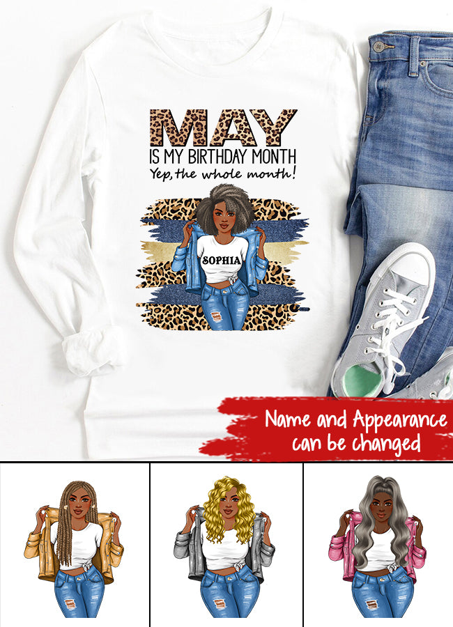 May Birthday Shirt, Custom Birthday Shirt, Queens Born In May, May Birthday Gifts, May shirts for Woman